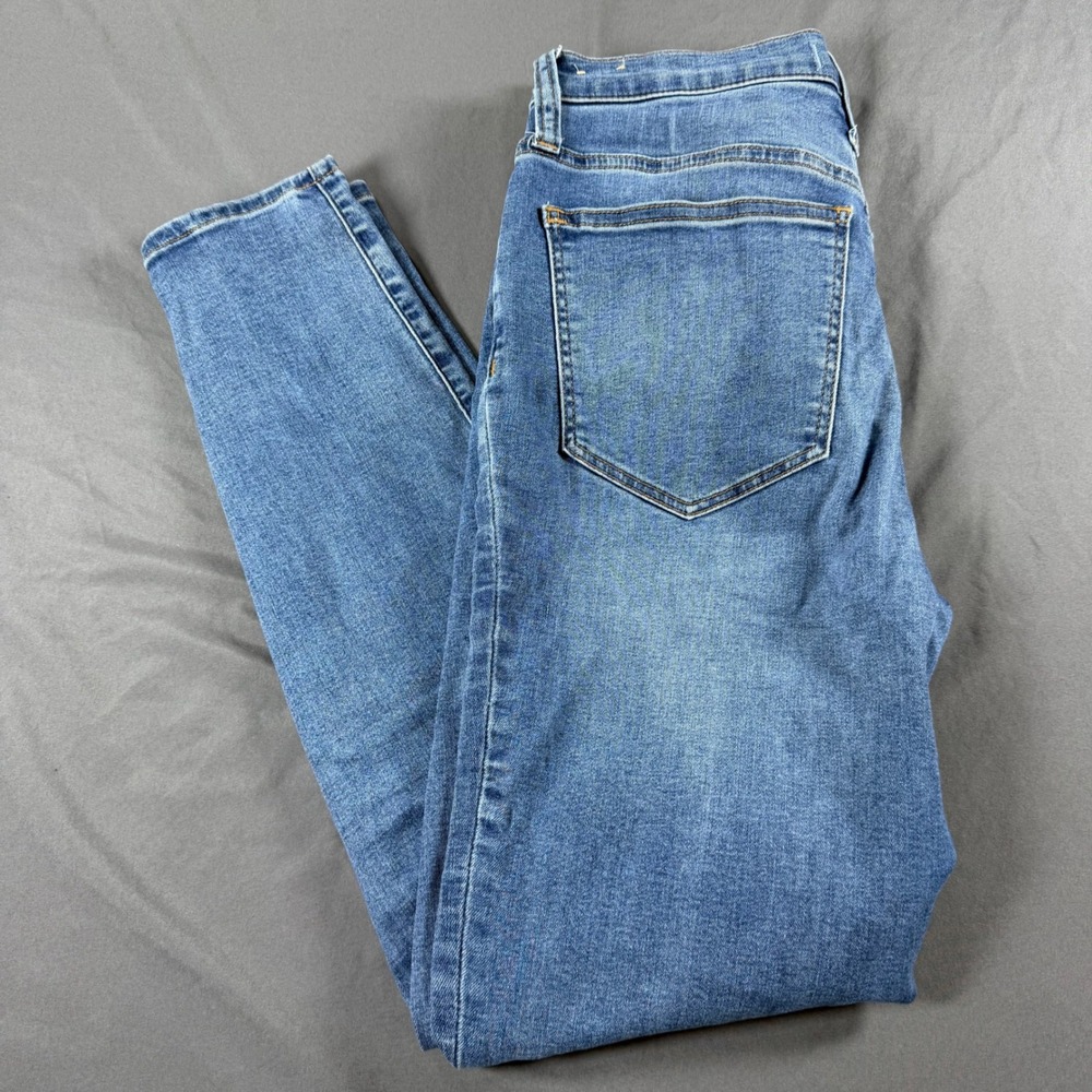 Madewell Roadtripper Skinny Jeans Medium Wash Blue High Rise Size 27